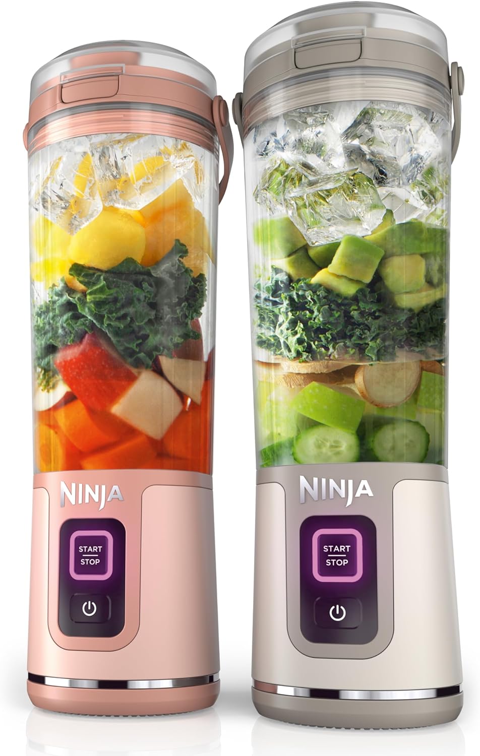 Ninja BC151BK Blast Portable Blender, Cordless, 18oz. Vessel, Personal Blender-for Shakes & Smoothies, BPA Free, Leakproof-Lid & Sip Spout, USB-C Rechargeable, Dishwasher Safe Parts, Black